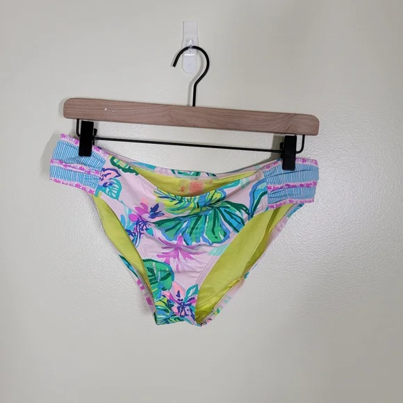 Lilly Pulitzer Purple Mermaid Bikini Swimsuit Bottoms Size 8 - Picture 3 of 7